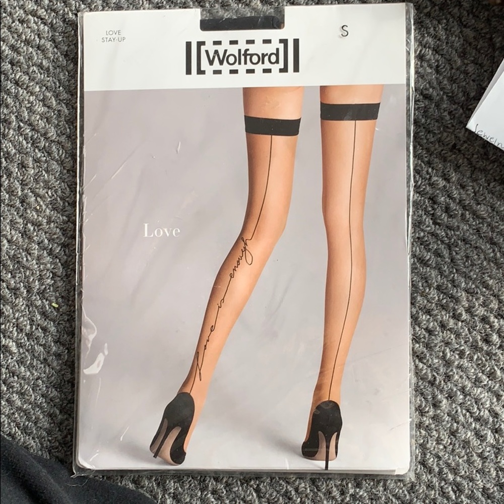 Wolford love is enough stockings